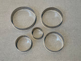 Cookie Cutter Set - Circle x 5 pieces - different sizes