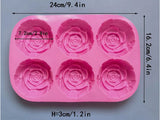 Chocolate Mould - Large Roses