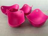 Egg Poacher Silicone Moulds - set of 4pcs