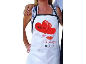 Female Apron - Mrs Always Right - Great gift idea! - 50% OFF