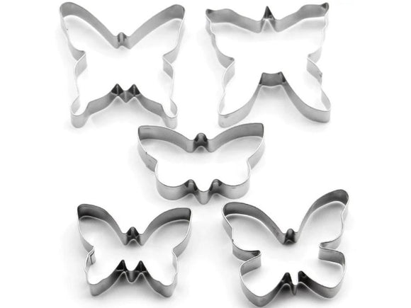 Cookie Cutters - Butterfly Set - 5 different shapes