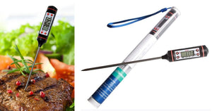 Multi-purpose Digital Food Thermometer with stainless steel probe