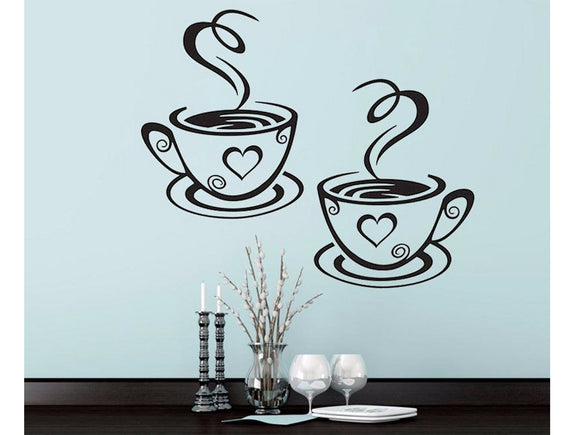 Coffee for Two Wall Decal