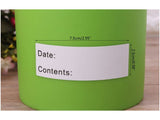 Freezer Labels - Date & Contents - 125pc Roll