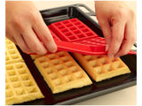 Waffle Silicone Mould - Rectangle