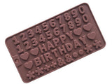 Chocolate Mould - Small Numbers + Happy Birthday - 40% OFF