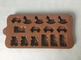 Chocolate Mould - Rocking Horse, Cars, Lego Blocks, Teddy Bears - 50% OFF