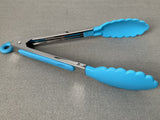 Non-Stick Tongs - Push/ Pull Closure - 4 Colour Choices!