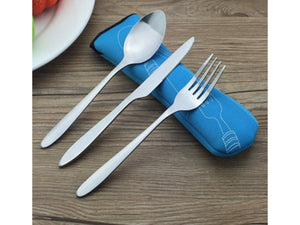 Fork, Spoon & Knife Set in Carry Case
