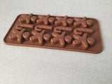 Chocolate Mould - Gingerbread Men & Candy Canes