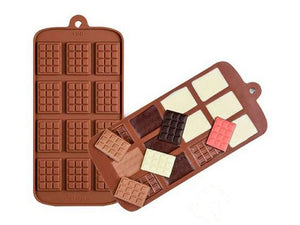 Chocolate Mould - 12 Mini Chocolate Bars