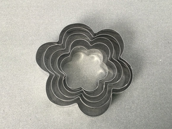 Cookie Cutter Set - Flowers x 5 piece set - different sizes