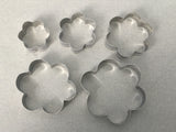 Cookie Cutter Set - Flowers x 5 piece set - different sizes