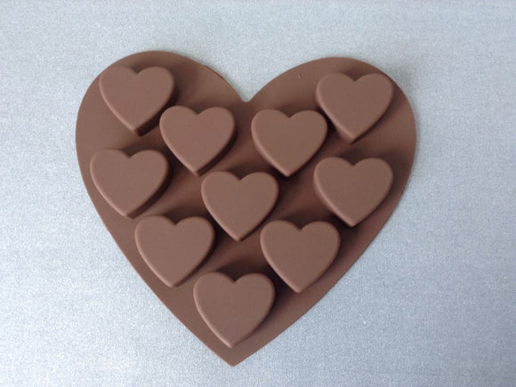 Chocolate Mould - Heart Shaped with Hearts