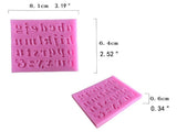 Silicone Mould - Mini Lower Case Letters - 30% OFF