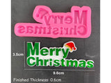 Merry Christmas Words Mould, perfect for your Xmas cake!