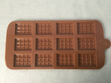 Chocolate Mould - 12 Mini Chocolate Bars
