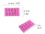 Silicone Mould - Mini Numbers - 30% OFF