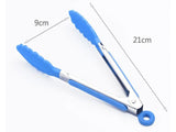 Non-Stick Tongs - Push/ Pull Closure - 4 Colour Choices!