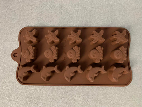 Chocolate Mould - Dolphins, Starfish, Octopus - 40% OFF
