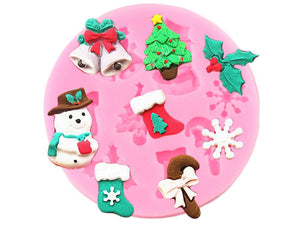 Silicone Mould of Christmas Decorations