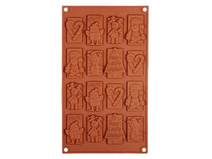 Chocolate Mould - Christmas Thins